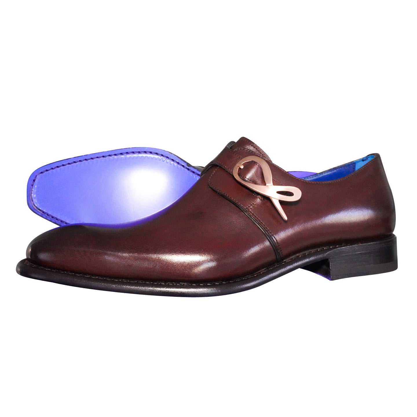 men's rose gold dress shoes Cacao With Hardware Monk Strap – SCCBOLD GL-01.13.25 Elegant V-neck * Burgundy this mens smooth wingtip SIZE:UK4