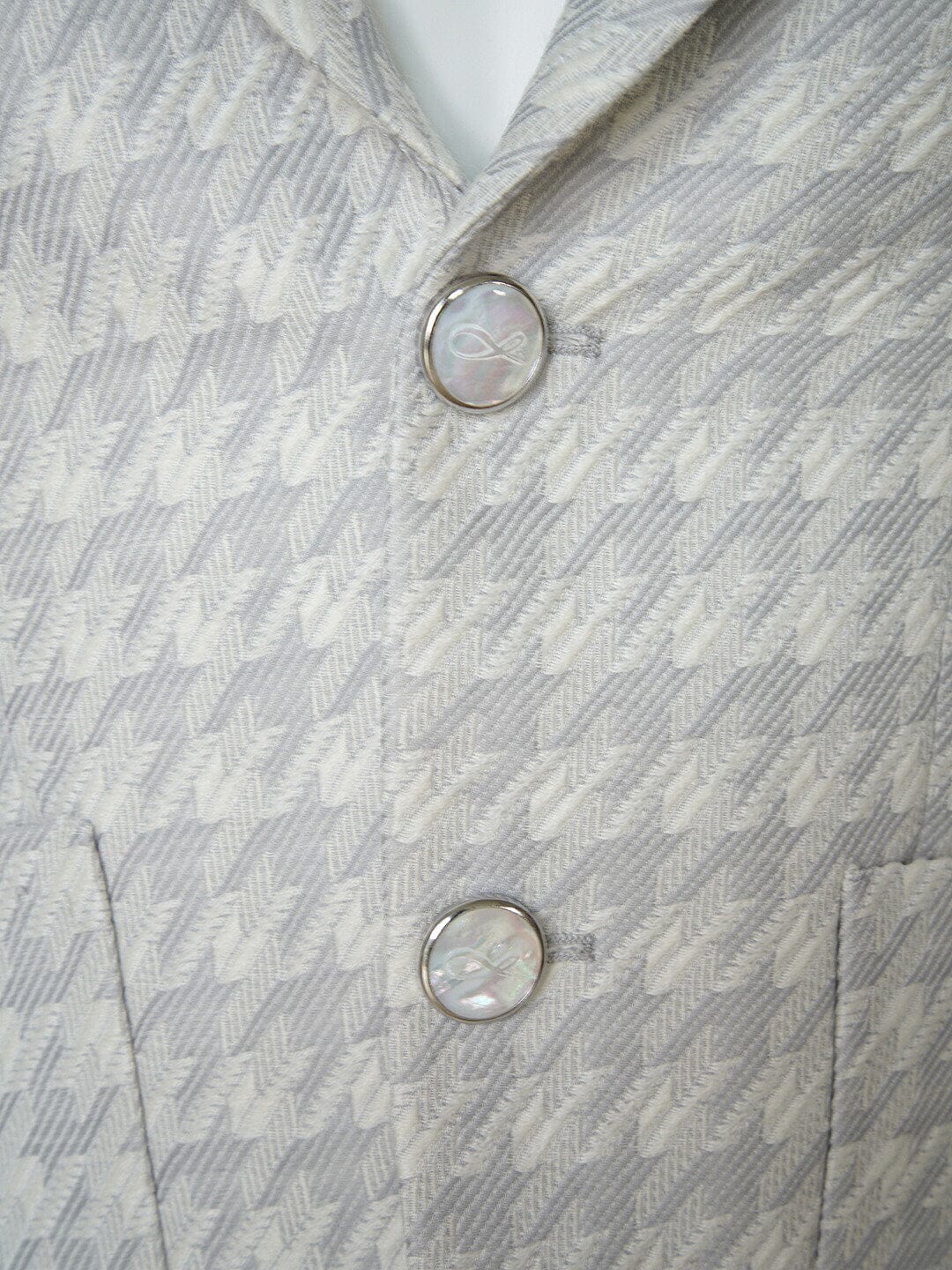 Oyster Grigio Houndstooth Jacket-7