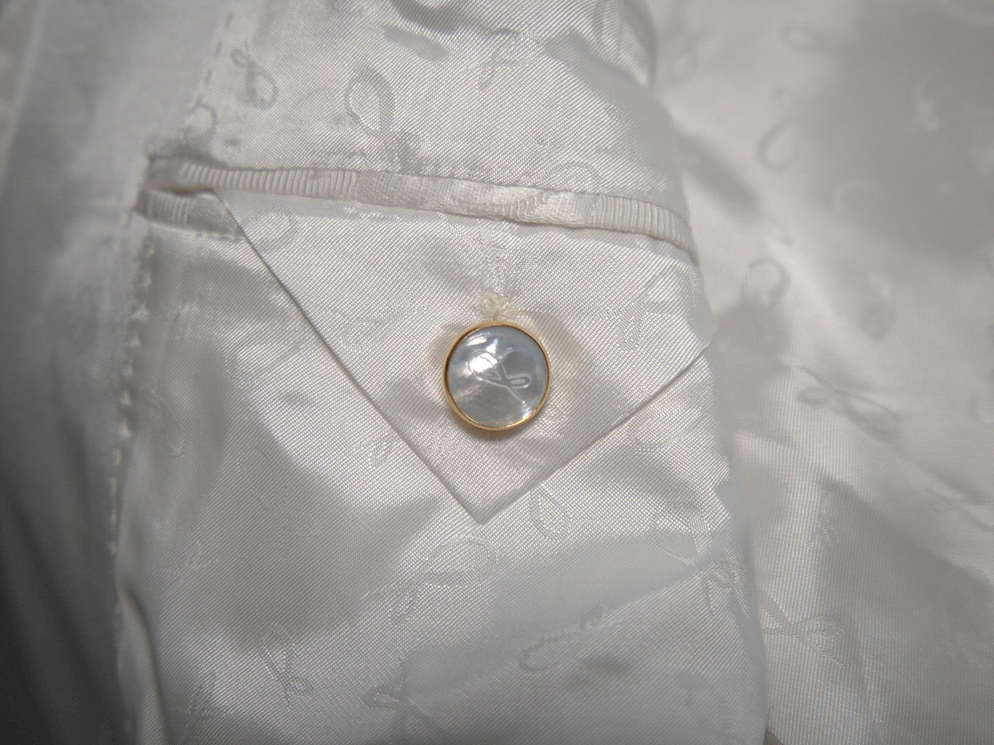 Mother Of Pearl With Gold Tone Buttons For Sports Jacket-3