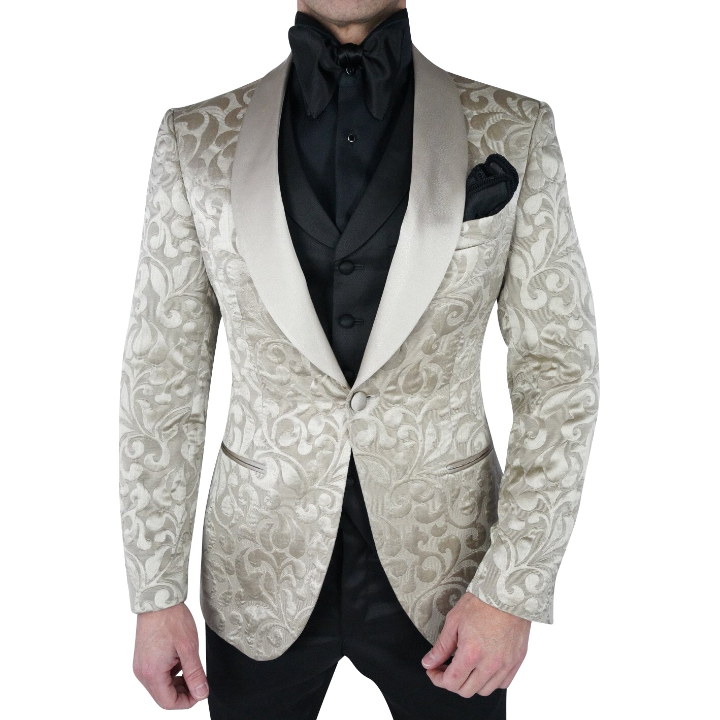 Champagne Oro Paisley Dinner Jacket @ The Vault