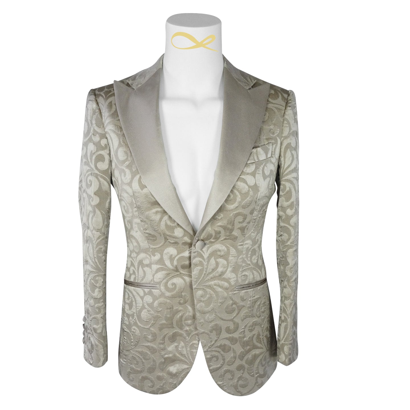 Champagne Oro Paisley Jacket-4