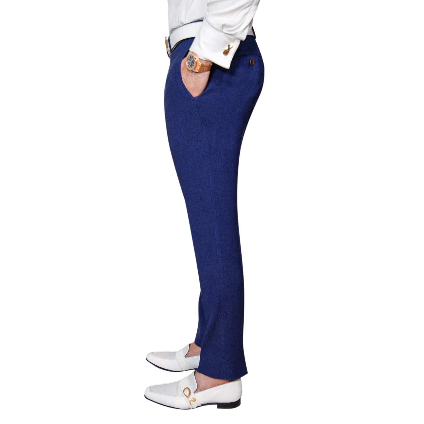 Lapis Blu Intreccio Trousers @ The Vault-4