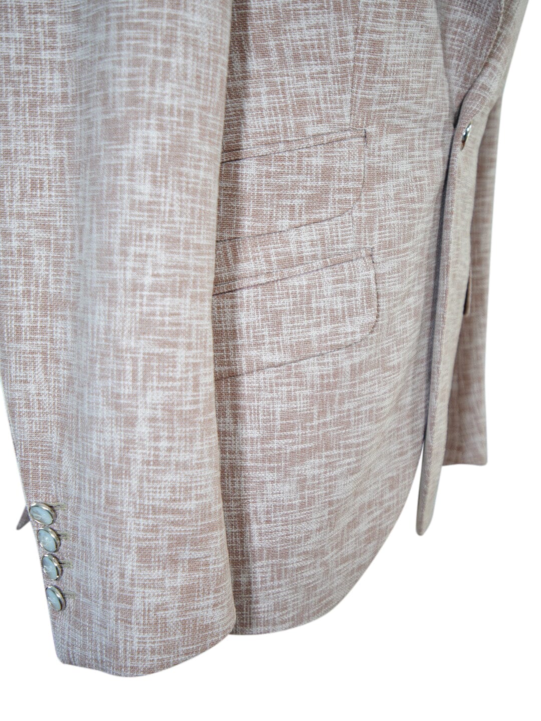 Nude Blush Lino Tweed Jacket-6