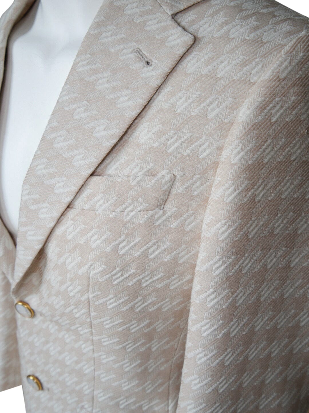 Cashew Crema Houndstooth Jacket-6