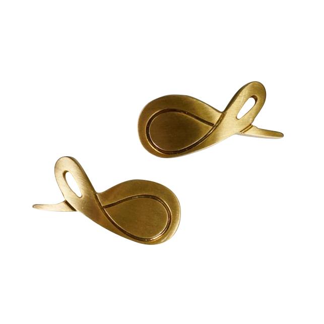 Bordo With Yellow Gold Hardware Leather Slippers-10
