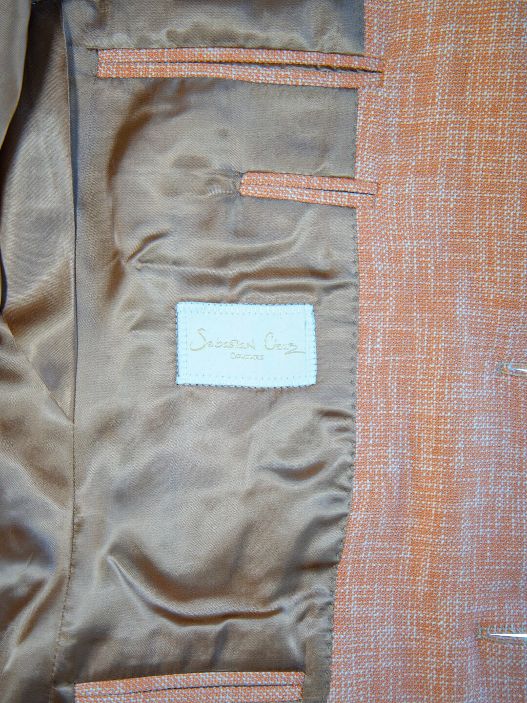 Copper Lino Tweed Sport Jacket-11