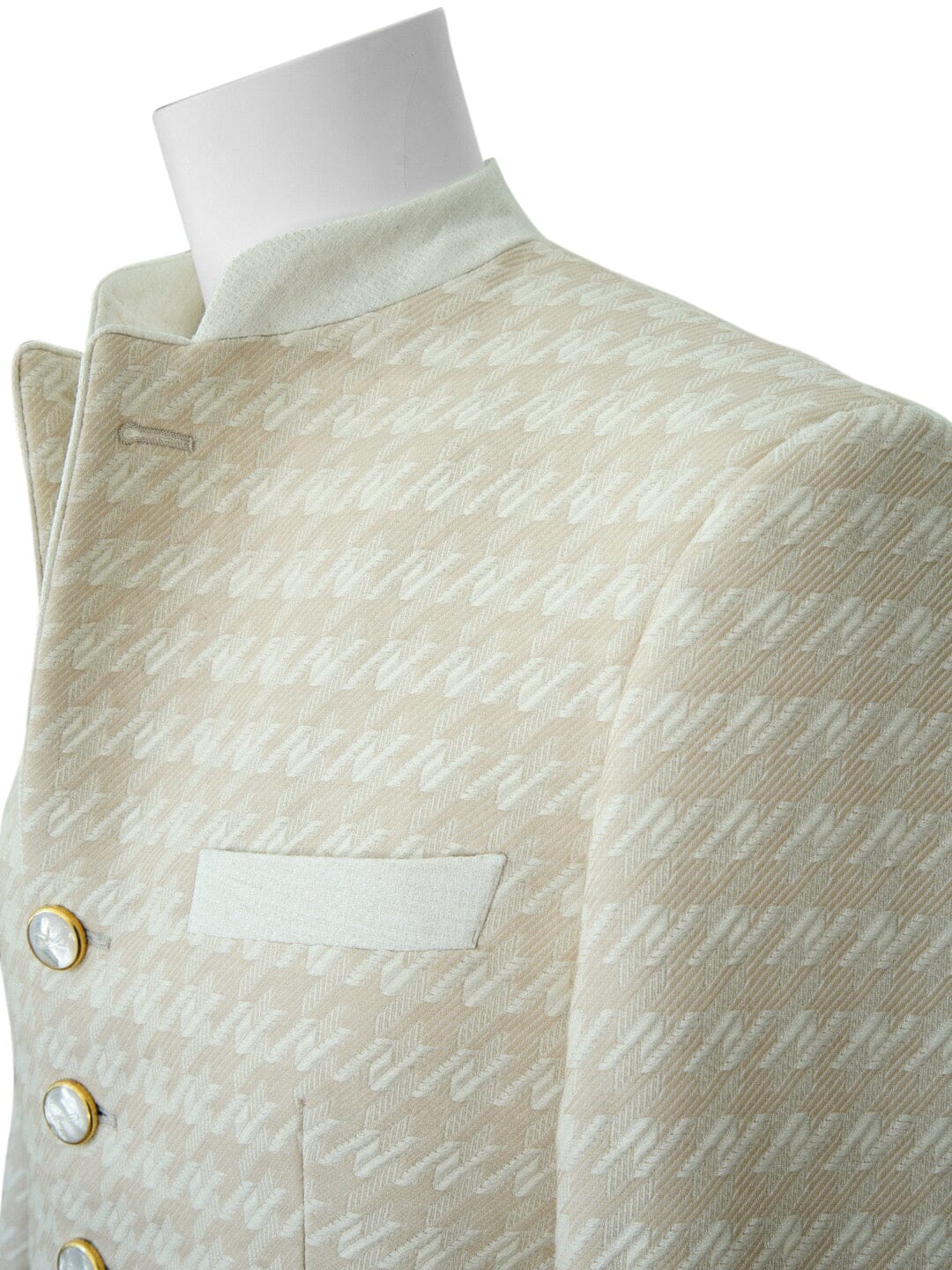 Cashew Crema Houndstooth Mandani Jacket-6