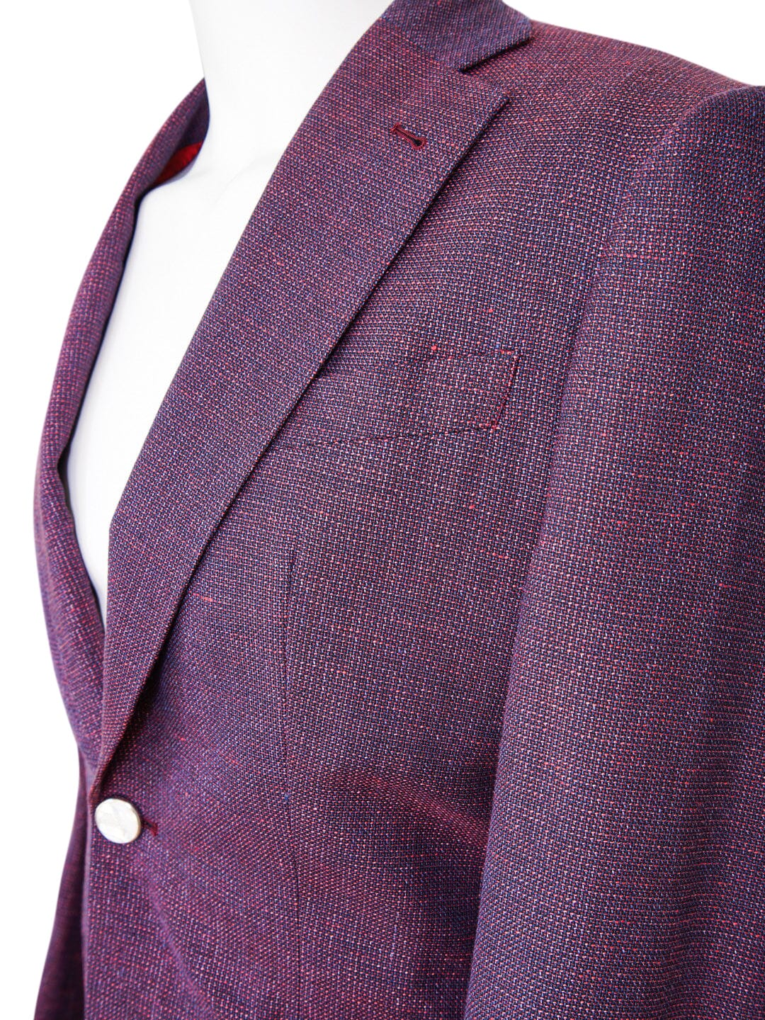 Aubergine Tweed Jacket-5