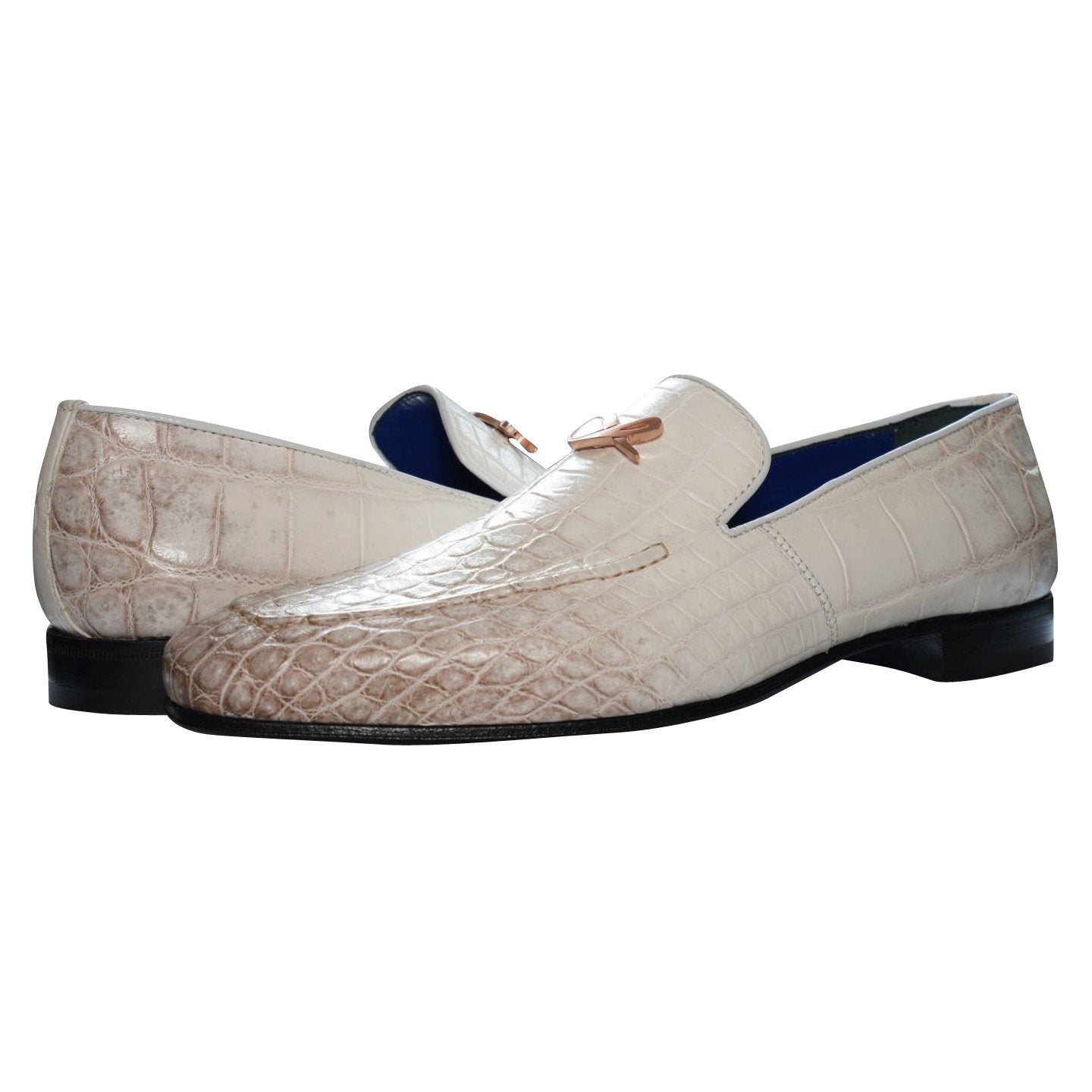 Himalaya With Rose Gold Hardware Loafers-4