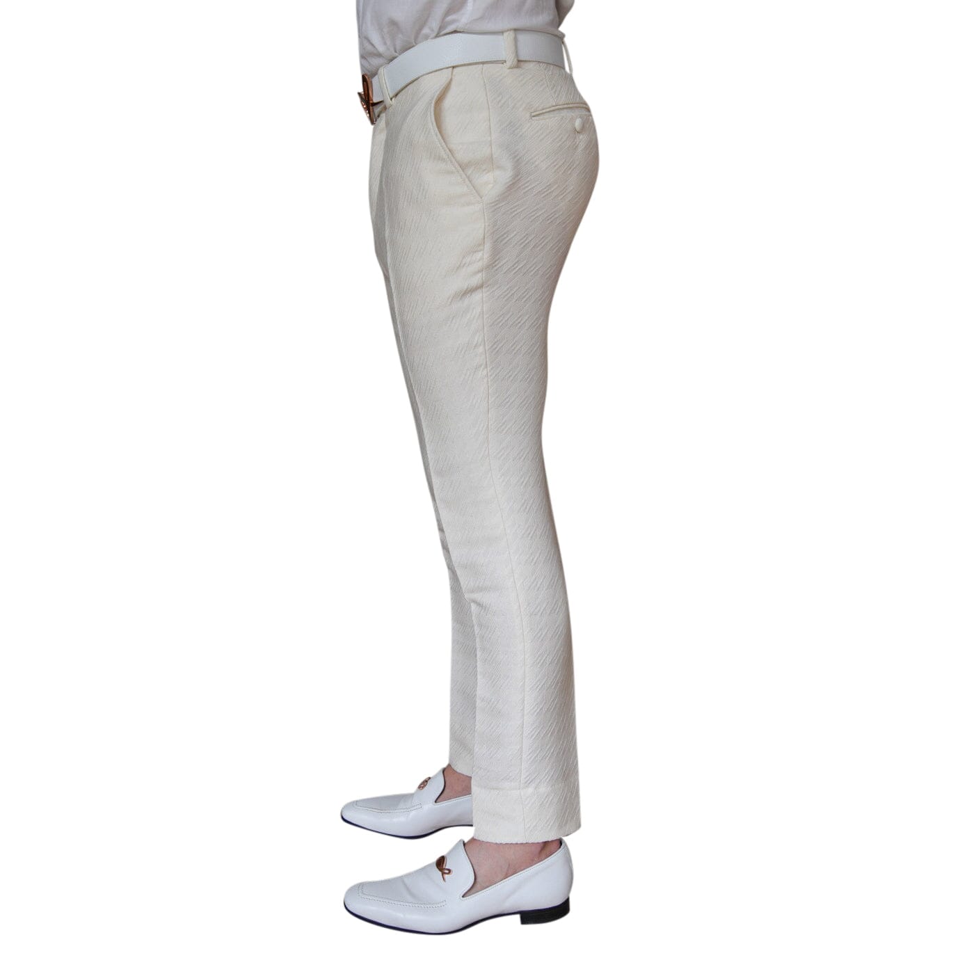 Vanilla Crema Houndstooth Trousers @ The Vault-4
