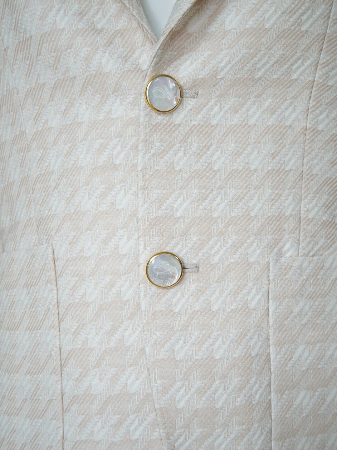 Cashew Crema Houndstooth Jacket @ The Vault-7