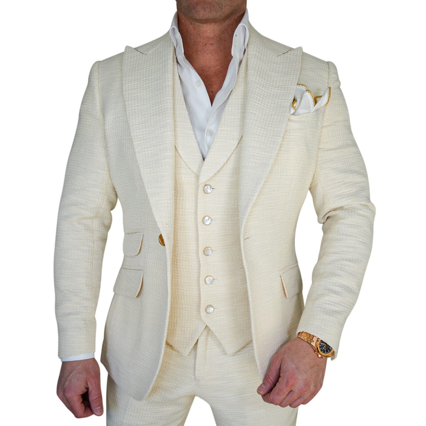 Elettro Waffle Tweed Jacket-3