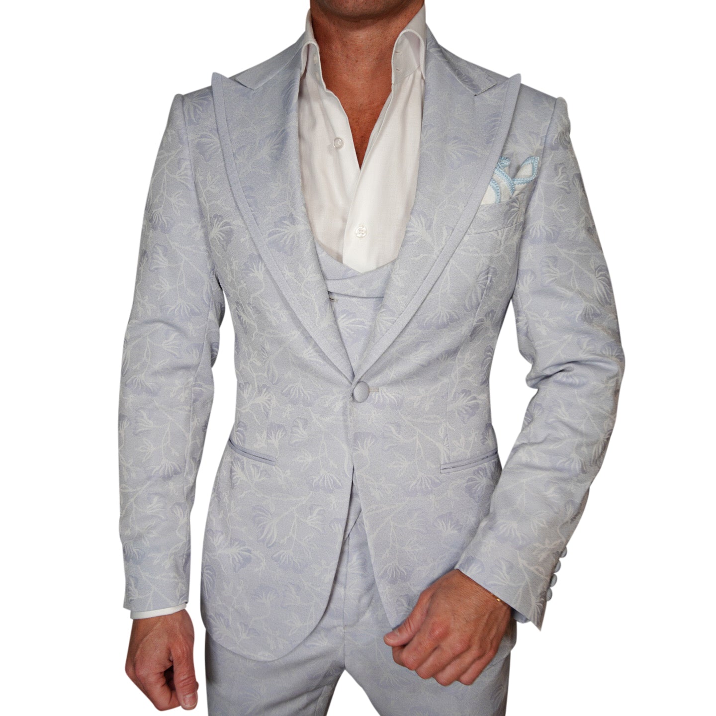 Pastel Azzurro Campanula Jacket-4