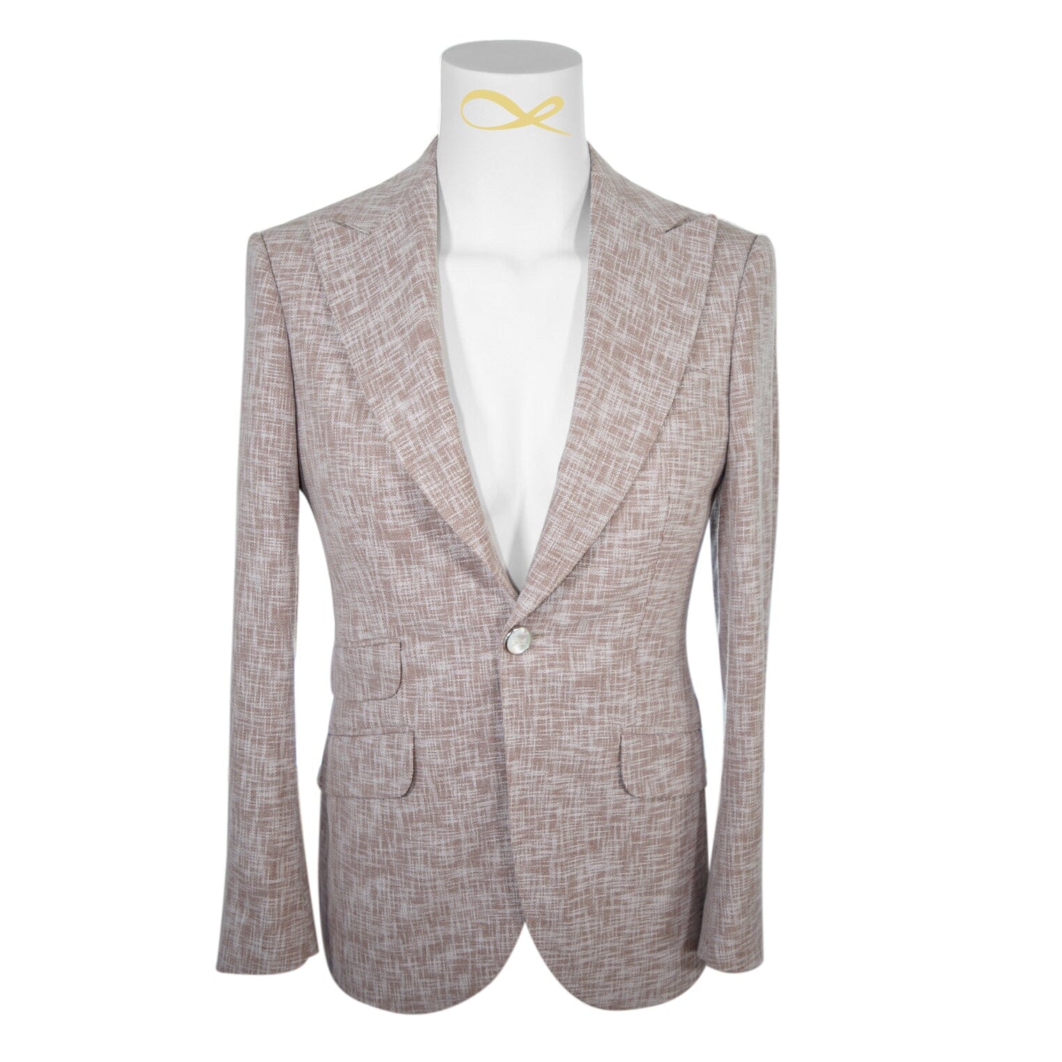 Nude Blush Lino Tweed Jacket-4