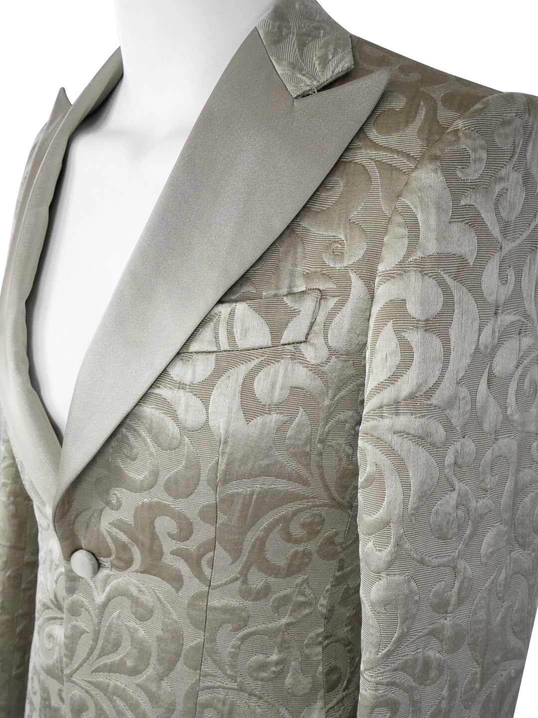 Champagne Oro Paisley Jacket-5