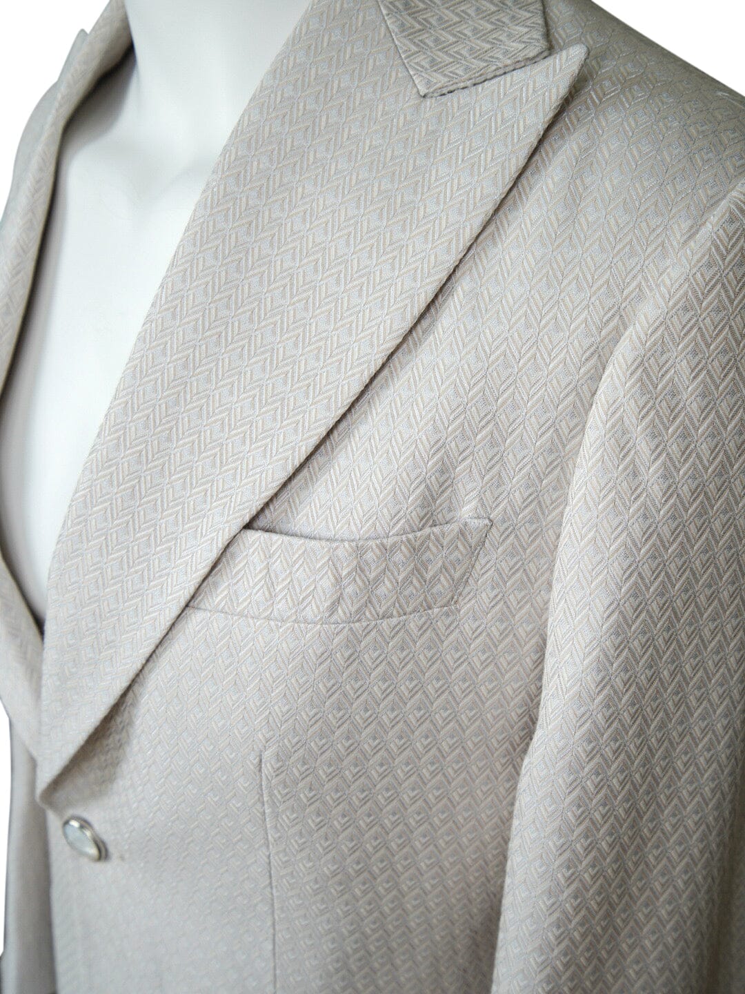 Latte Herringbone Jacket-6