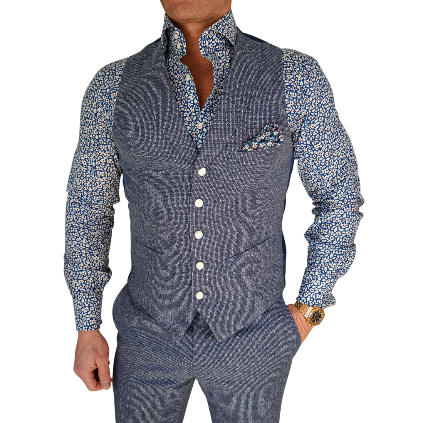 Cobalt Ciottoli Waistcoat @ The Vault