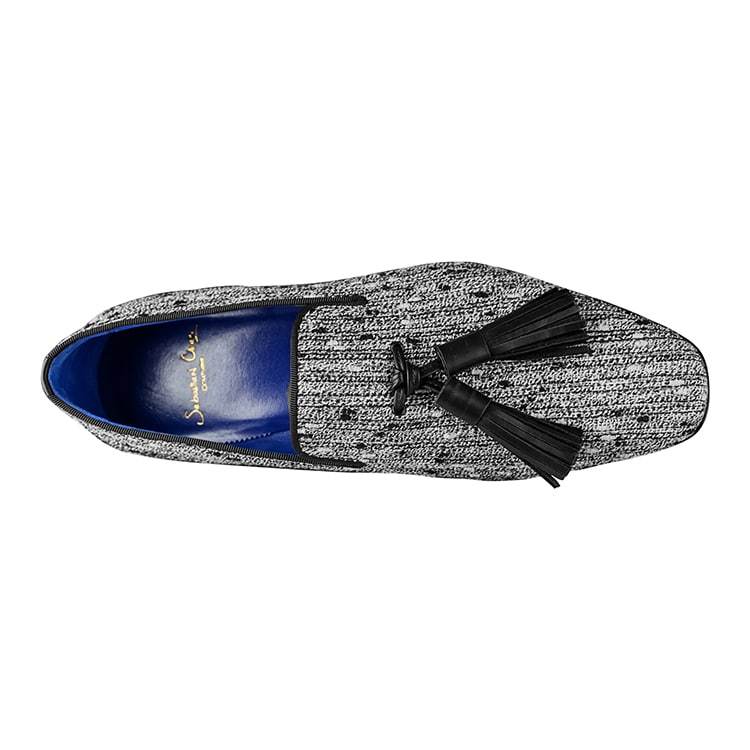 Tweed Legare Tassel Loafer-6