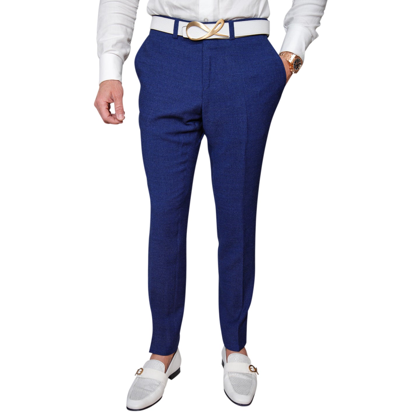 Lapis Blu Intreccio Trousers @ The Vault-3