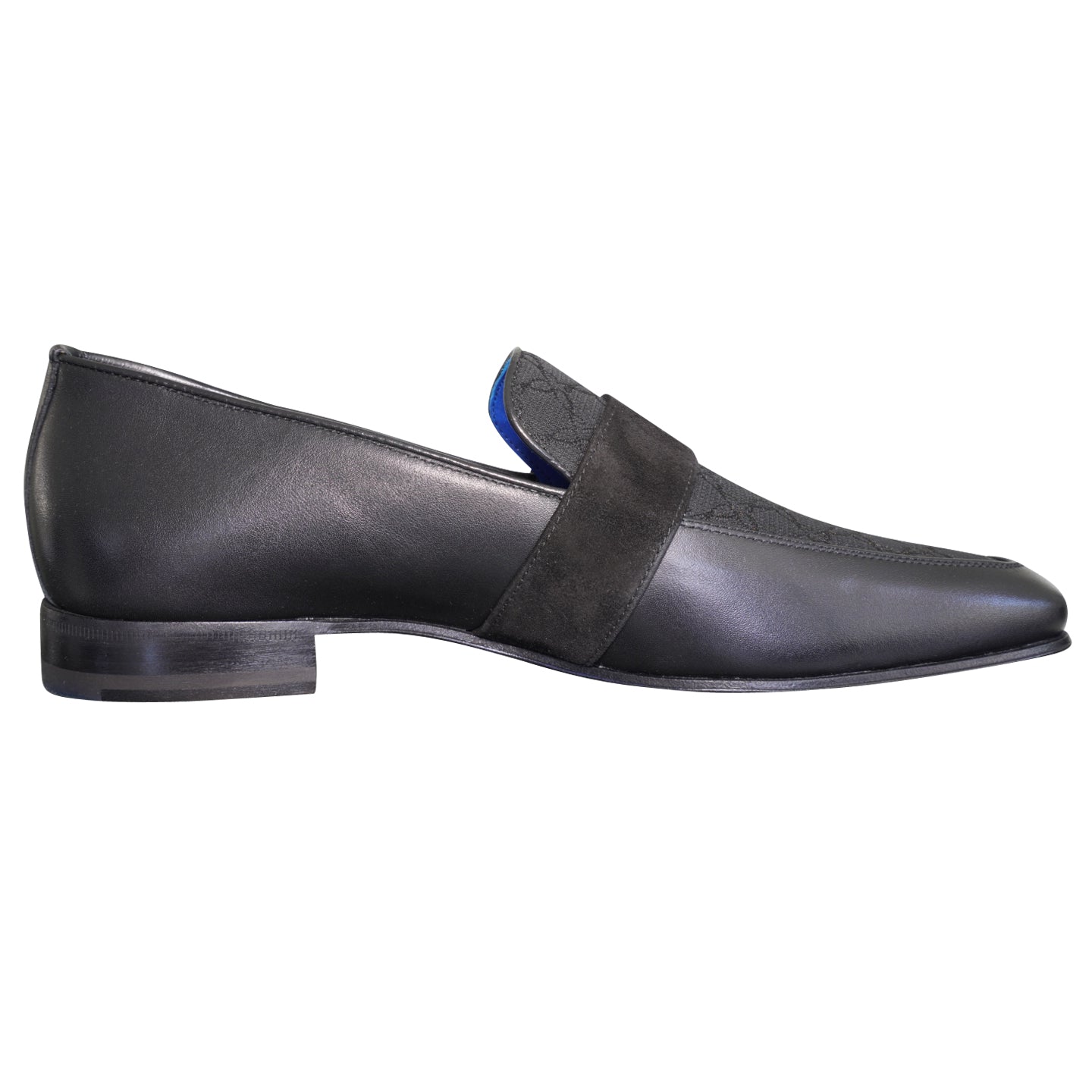 Raven Nero Logo Monk Loafers With Yellow Gold Buckle-5