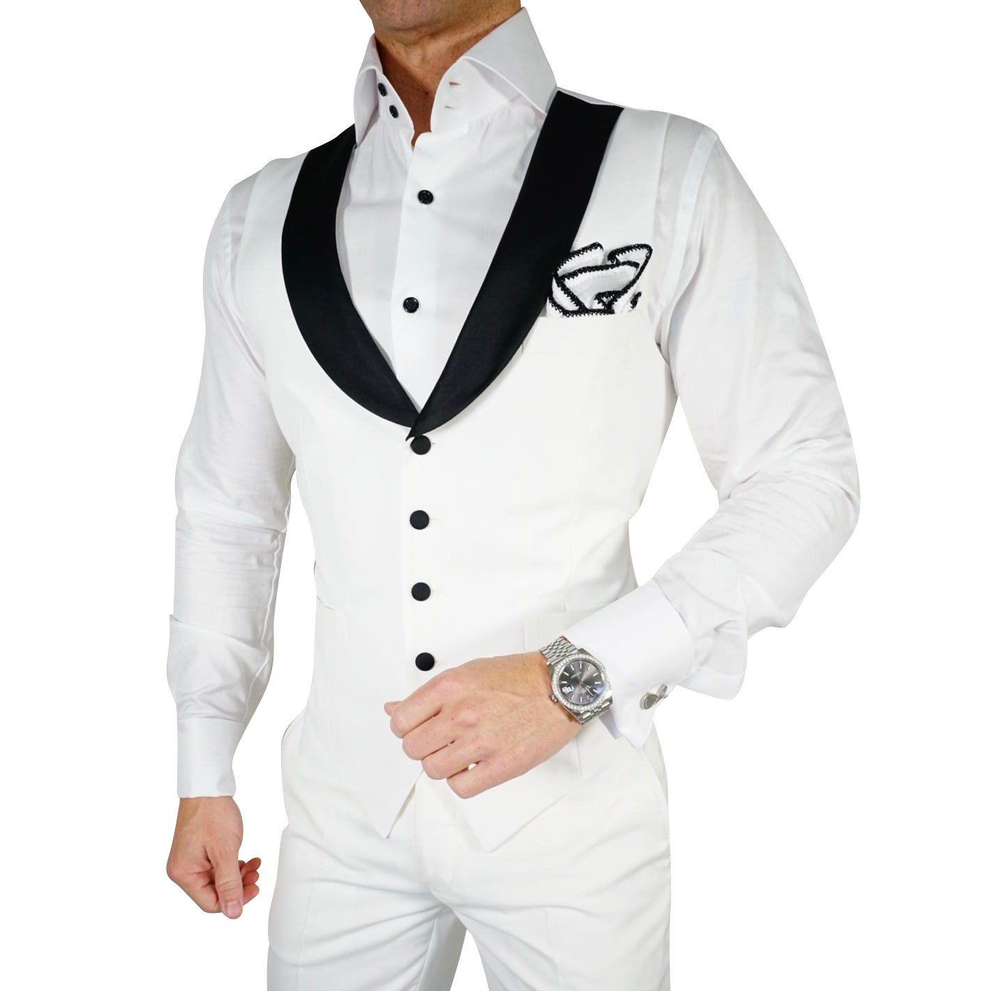 White & Black Ciottoli Waistcoat @ The Vault