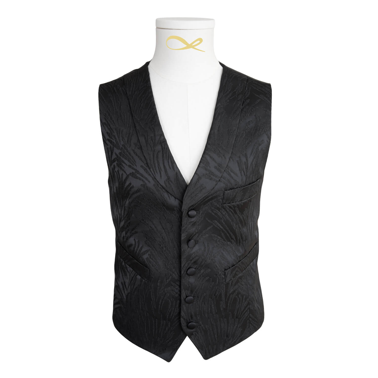 Black Pampa Ciottoli Waistcoat-2