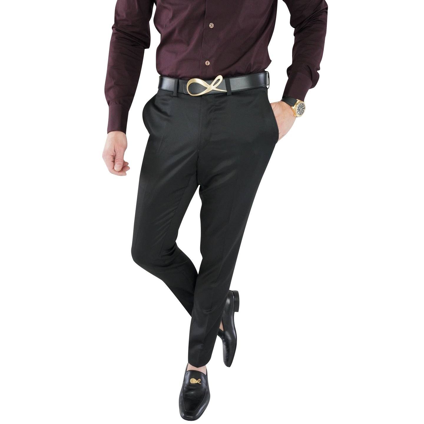 Black Lucentezza Trousers @ The Vault
