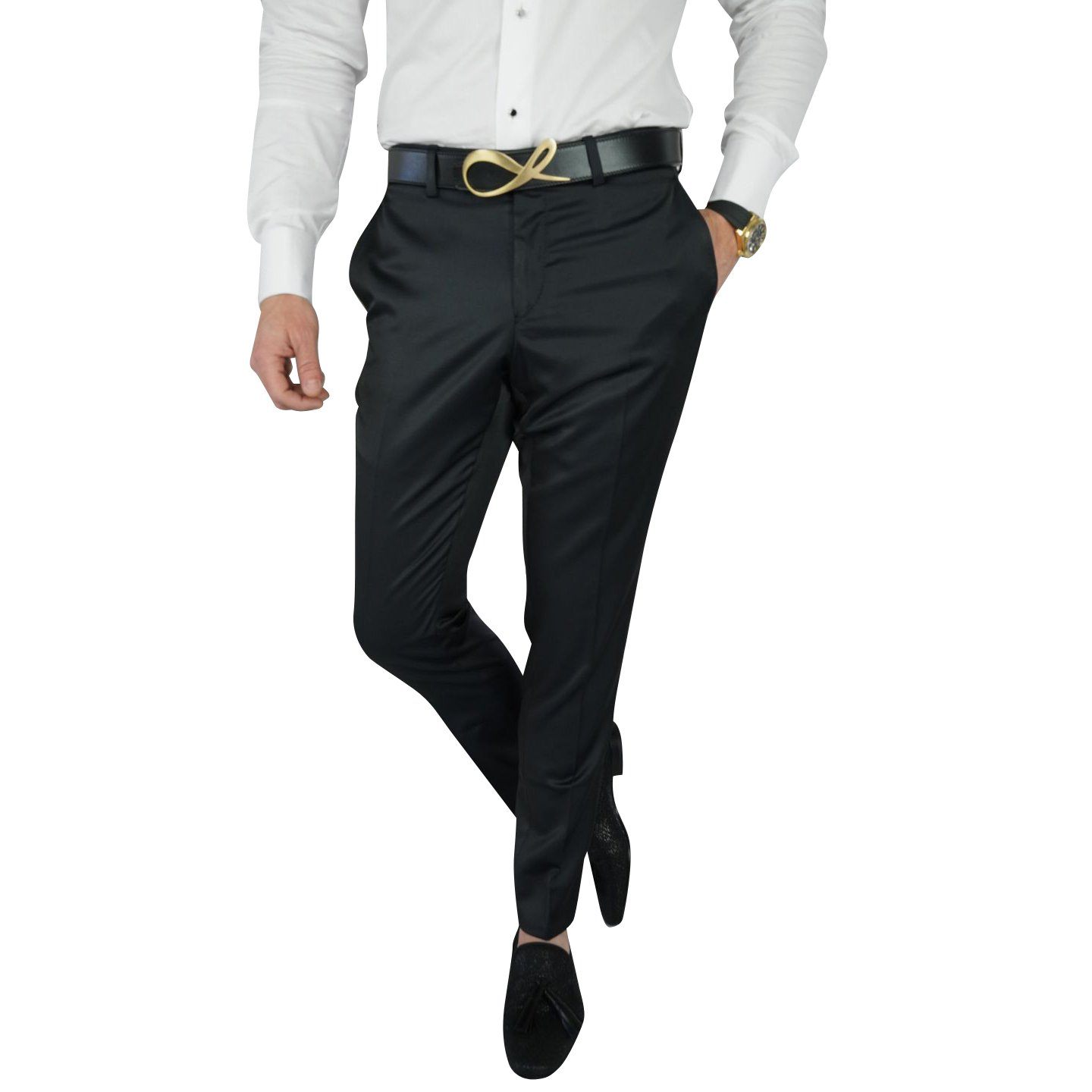 Black Evento Trousers @ The Vault