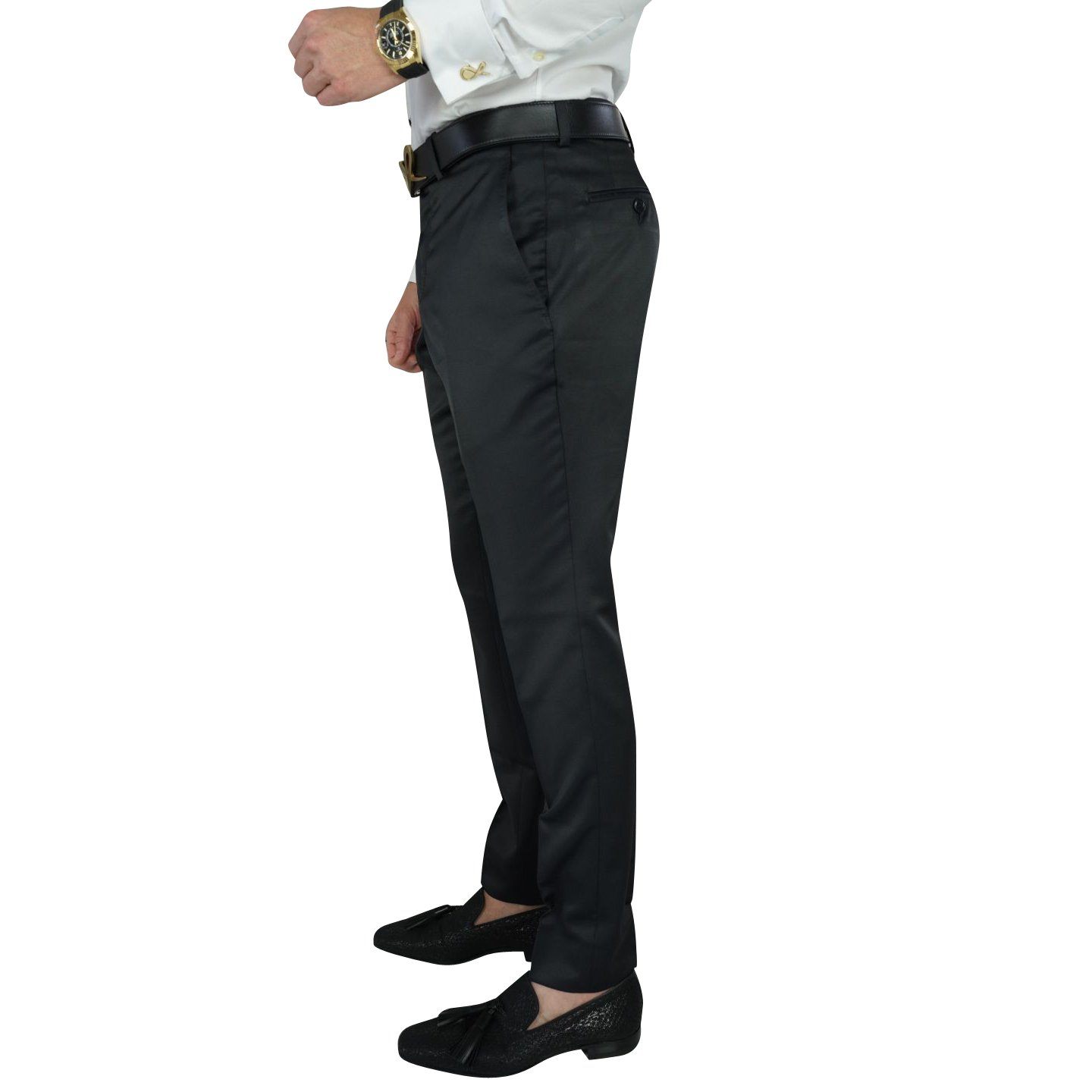 Black Evento Trousers-4