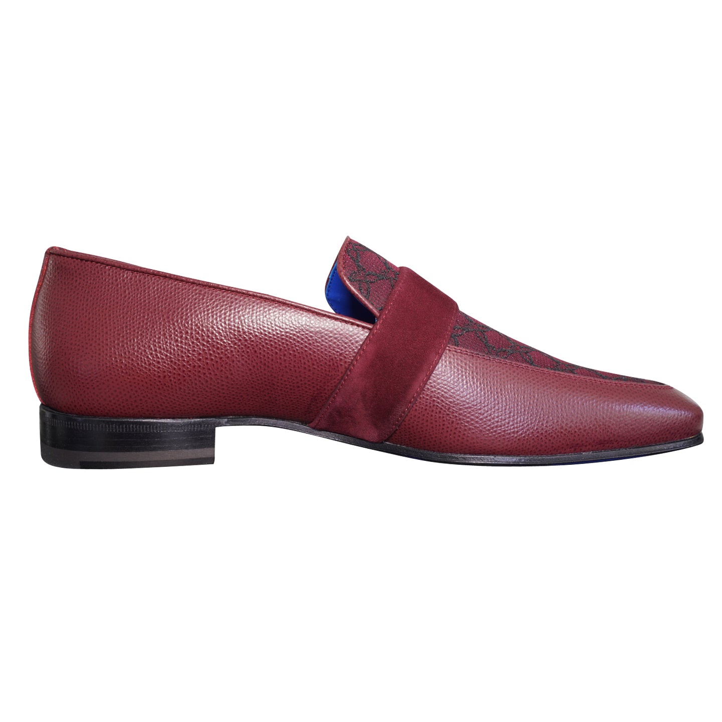 Vino Logo Monk Strap Loafer With Rose Gold Buckle-5