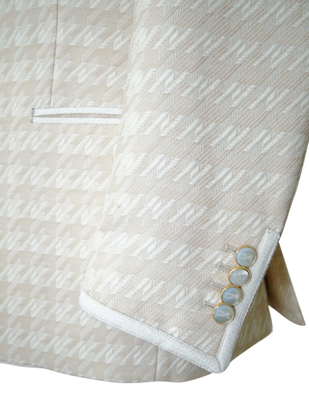 Cashew Crema Houndstooth Mandani Jacket-7