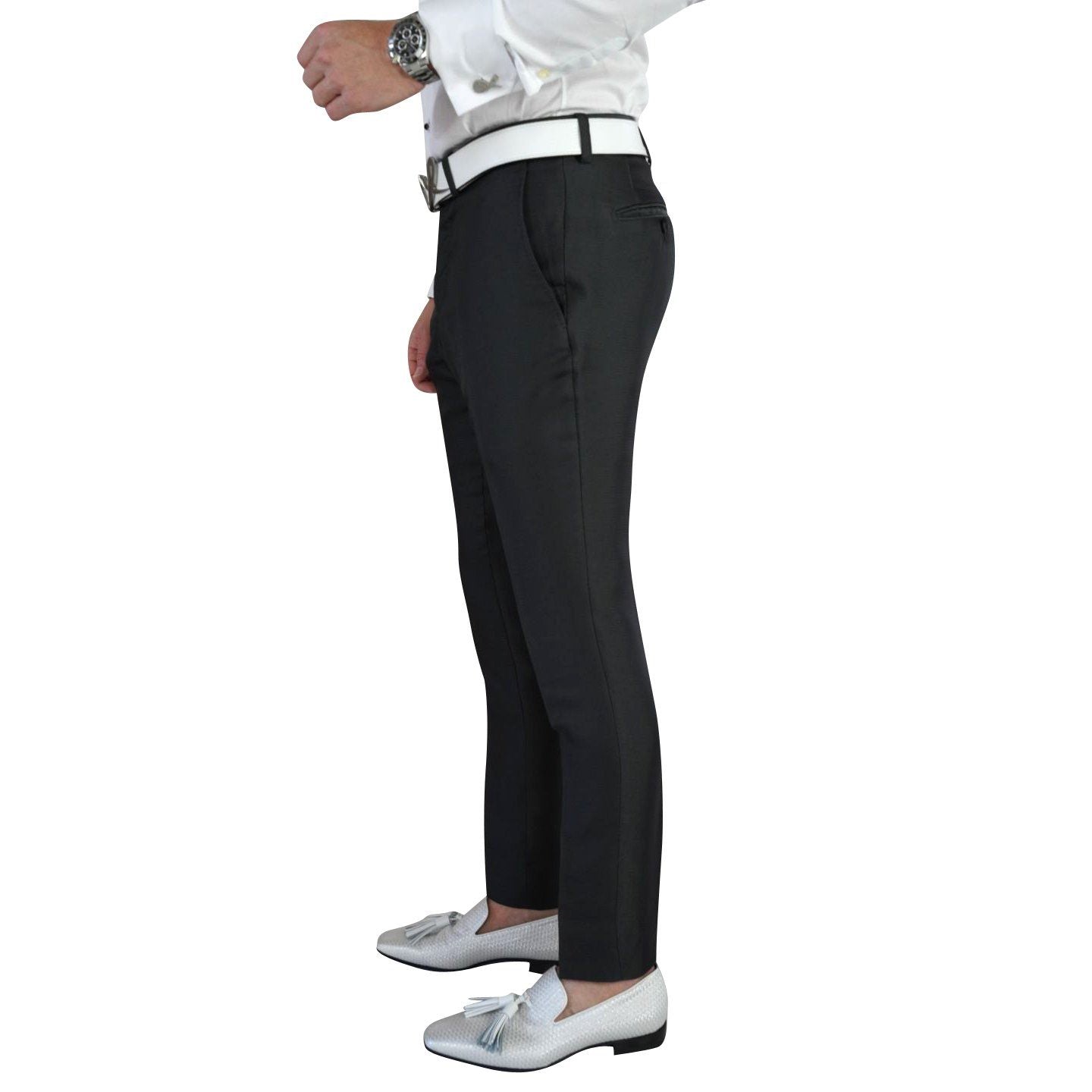 Charcoal Evento Trousers-4