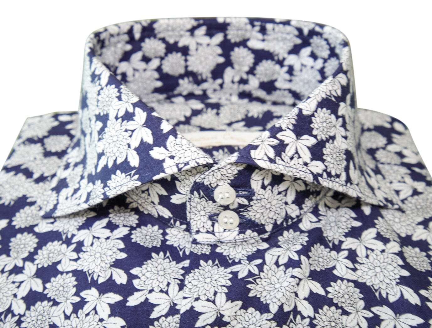 Navy Dahlia Dress Shirt  @ The Vault-3