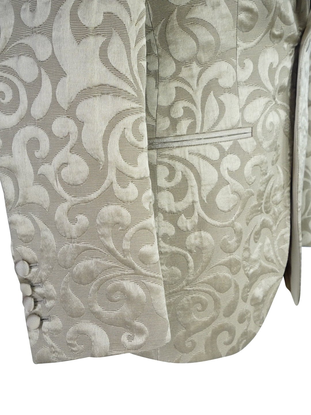 Champagne Oro Paisley Jacket-6