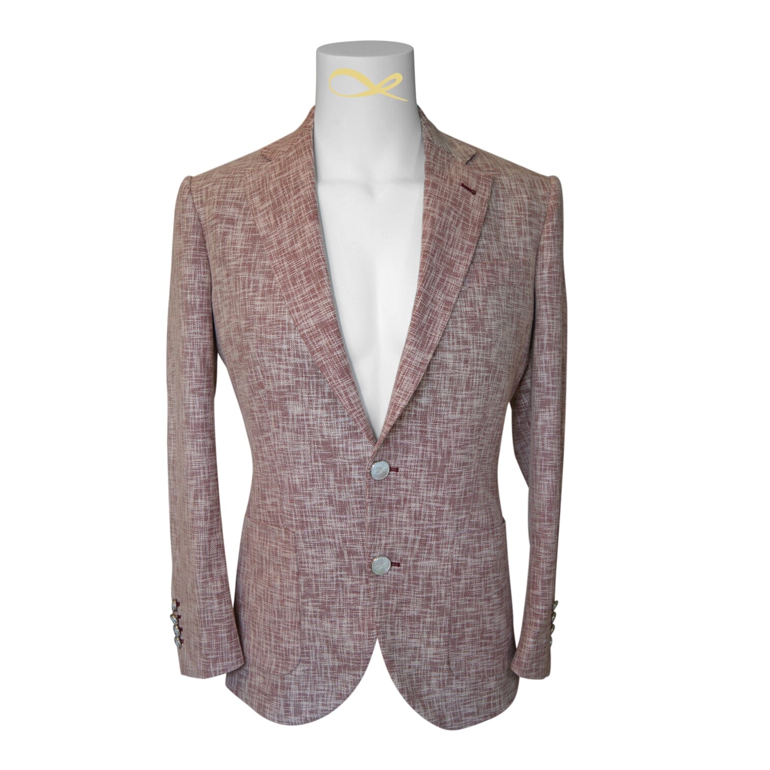 Faded Alizarin Tweed Jacket-4