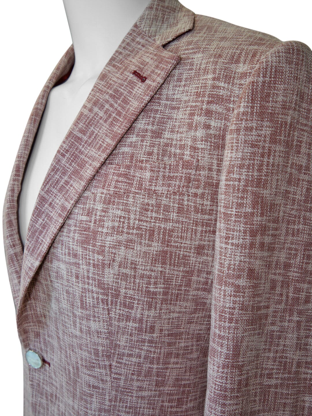 Faded Alizarin Tweed Jacket-5