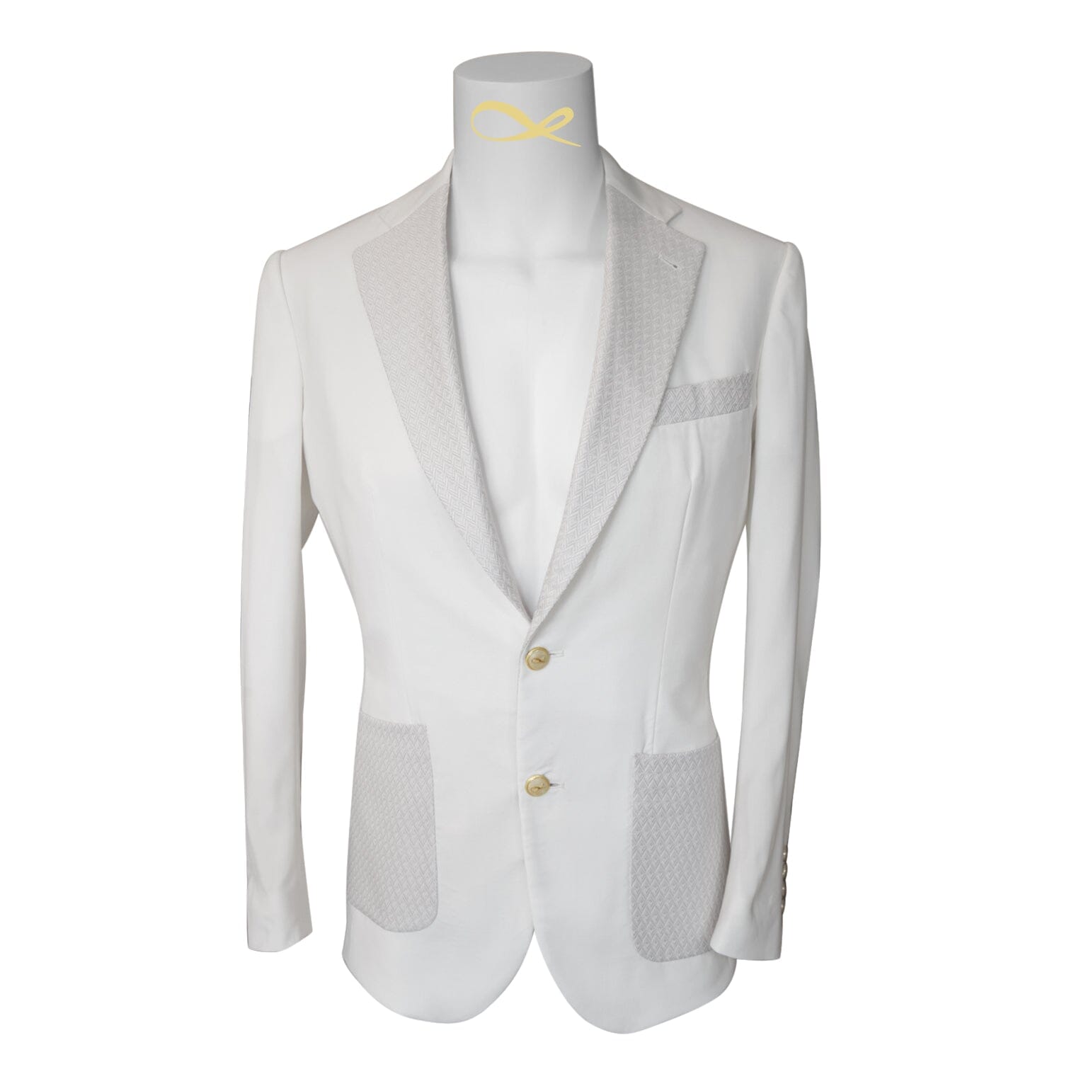 Ivory Latte Herringbone Hampton Jacket-4