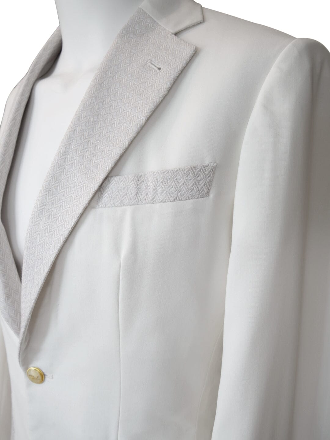 Ivory Latte Herringbone Hampton Jacket-5