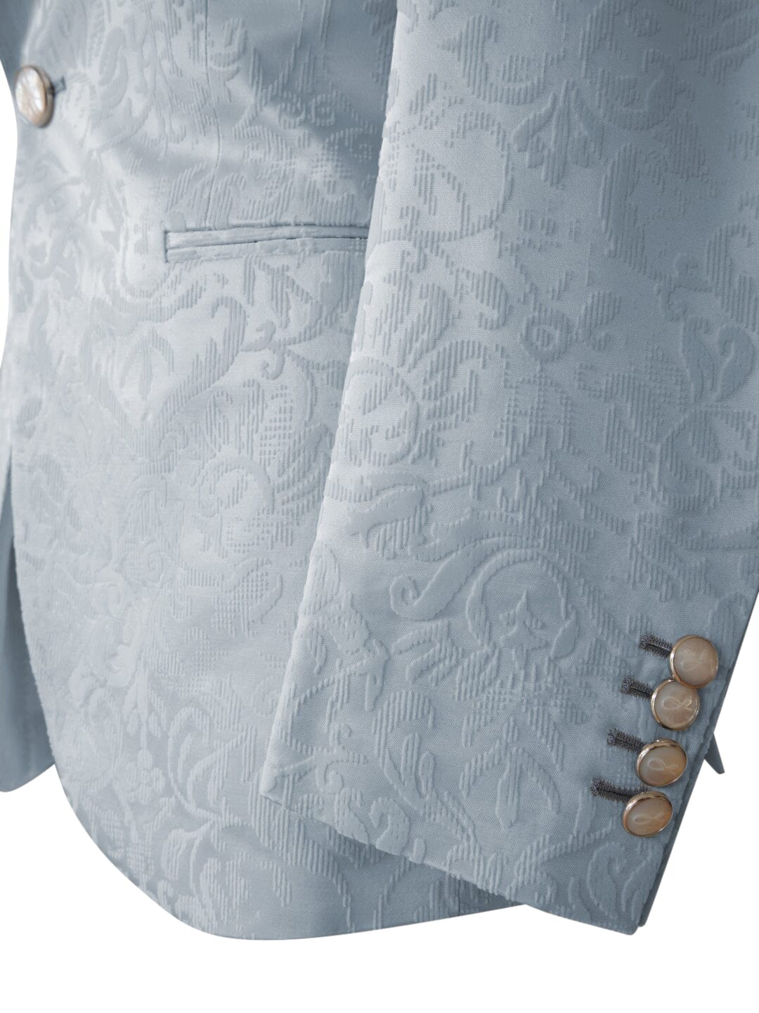 Blu Ghiaccio Paisley Bold Jacket-6