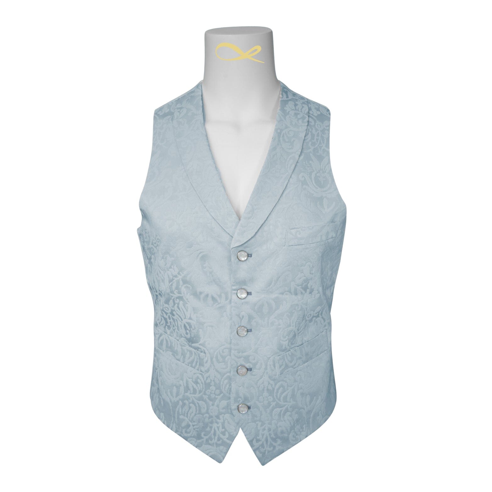 Blu Ghiaccio Naked Ciottoli Waistcoat-3
