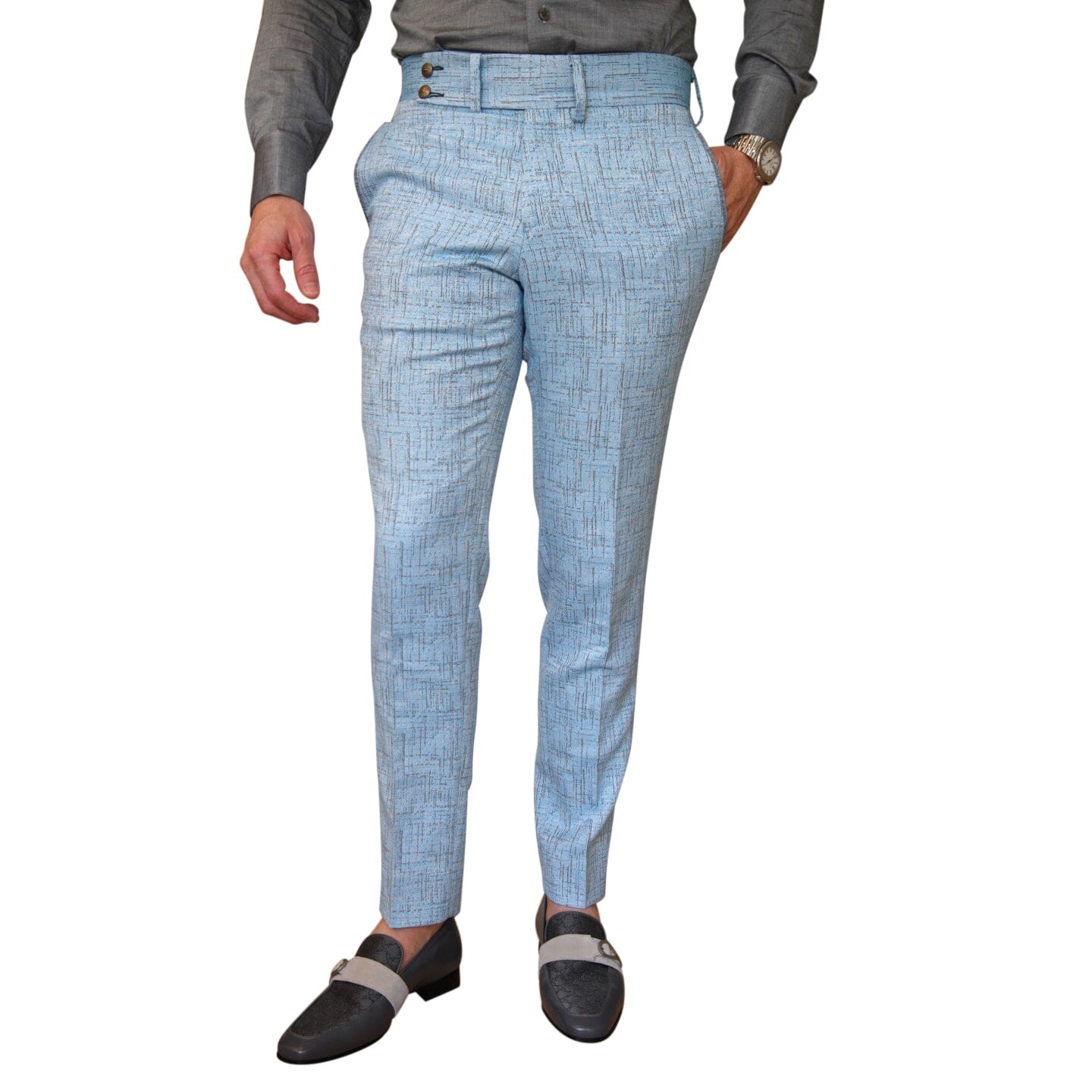 Azzurro Titanium Trousers @ The Vault