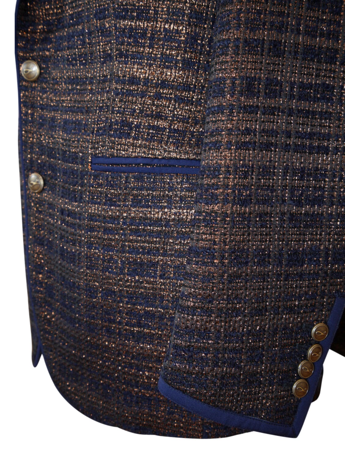 Midnight Bronze Boucle Jacket-7