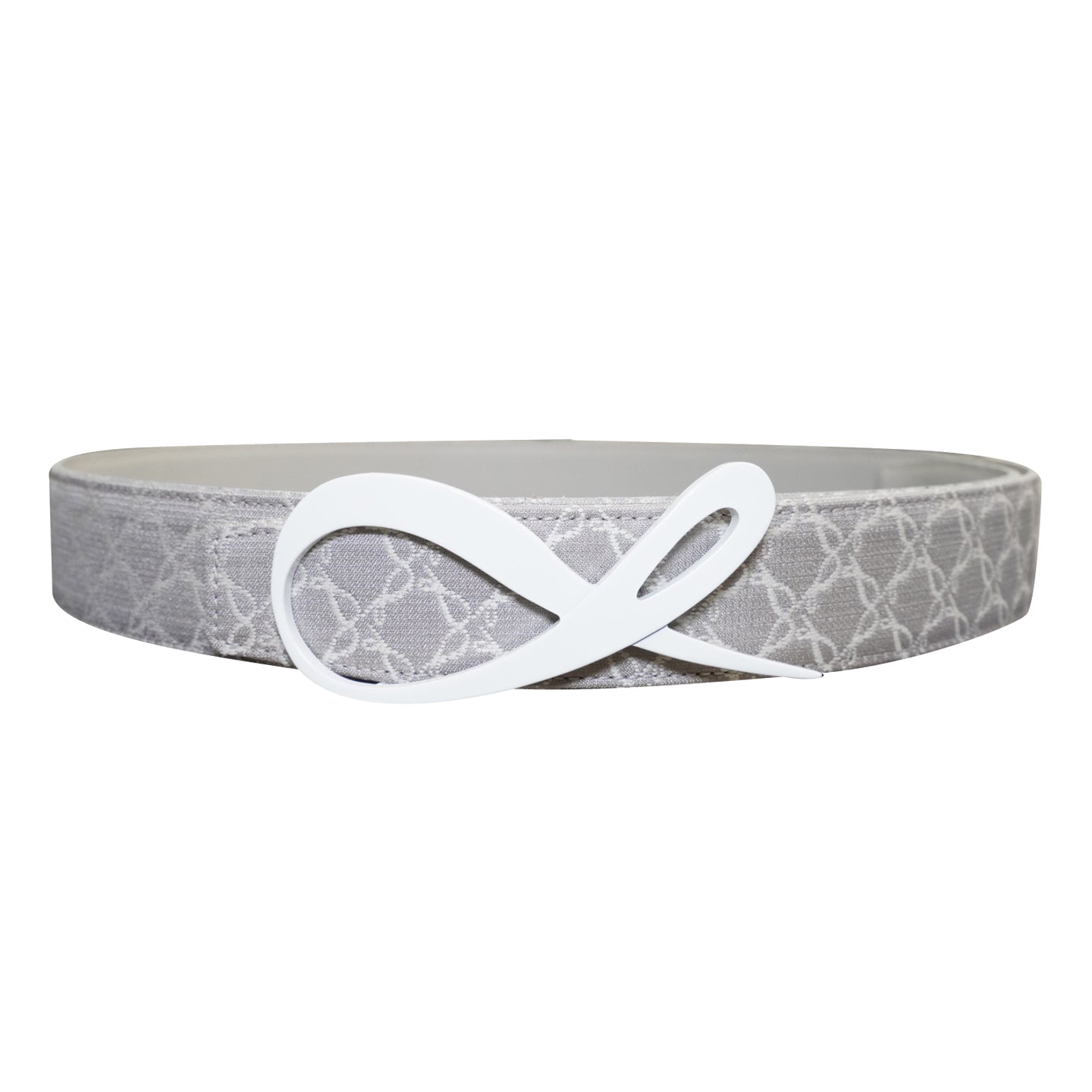 Tortora Logo White Enamel Reversible Belt