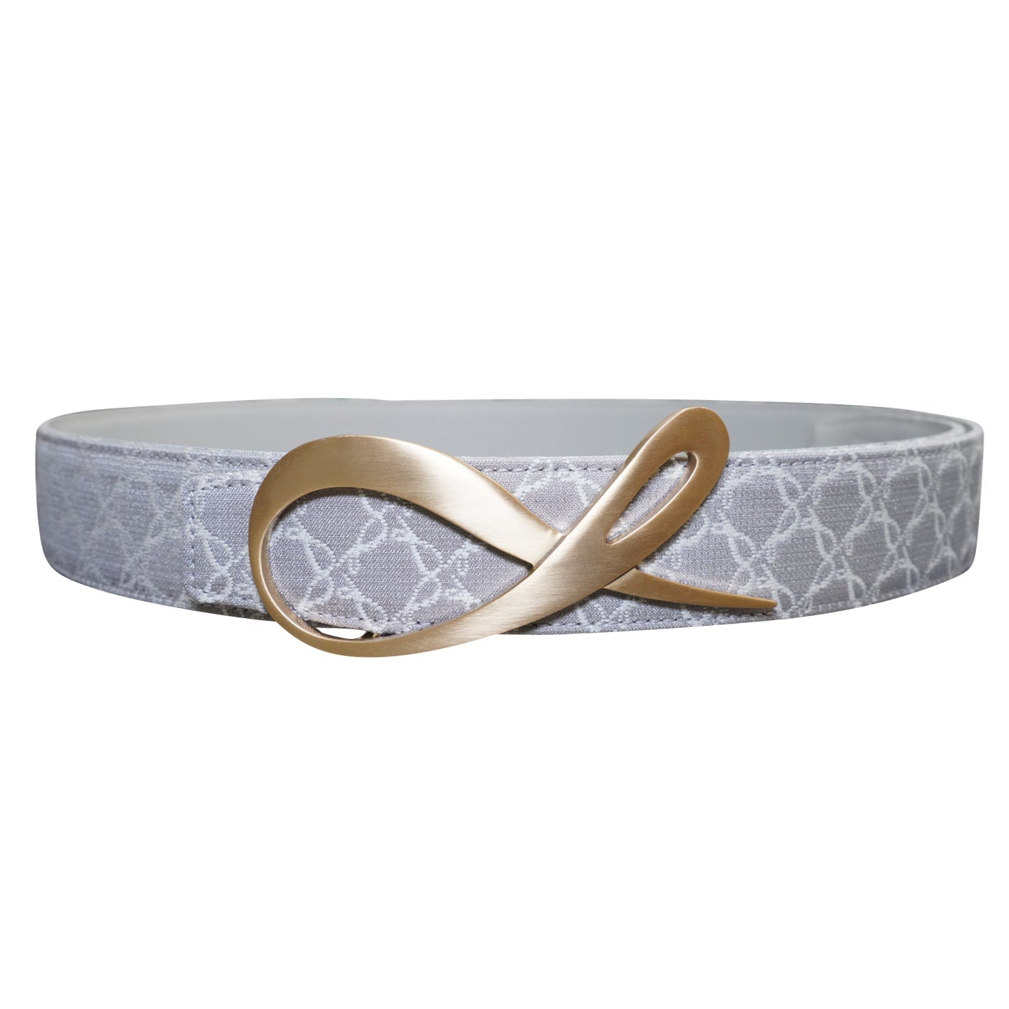 Tortora Logo Suede Yellow Gold Reversible Belt