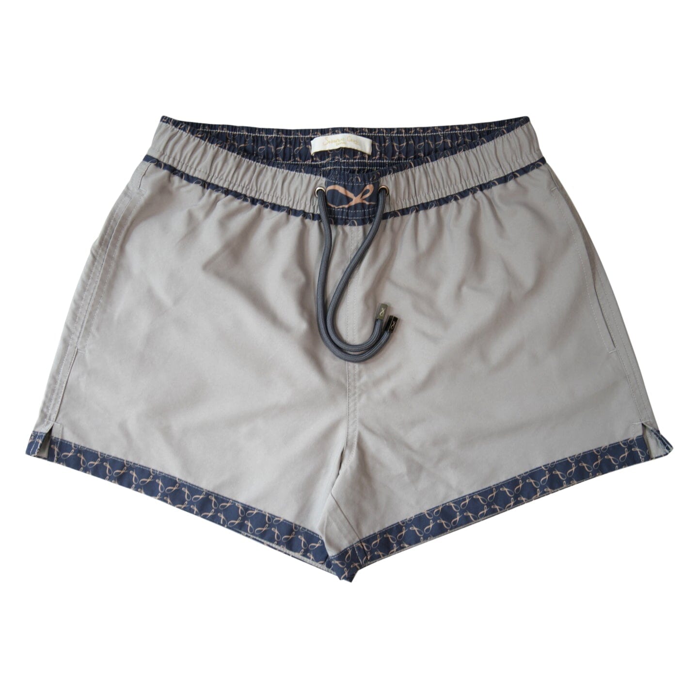 Grigio Signature Logo Euro Swim Trunks-3