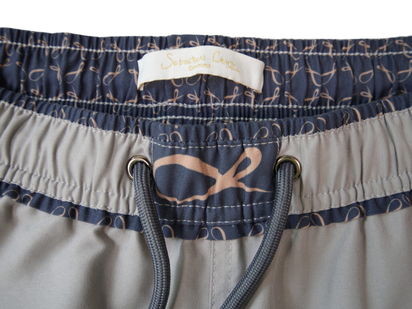 Grigio Signature Logo Euro Swim Trunks-6