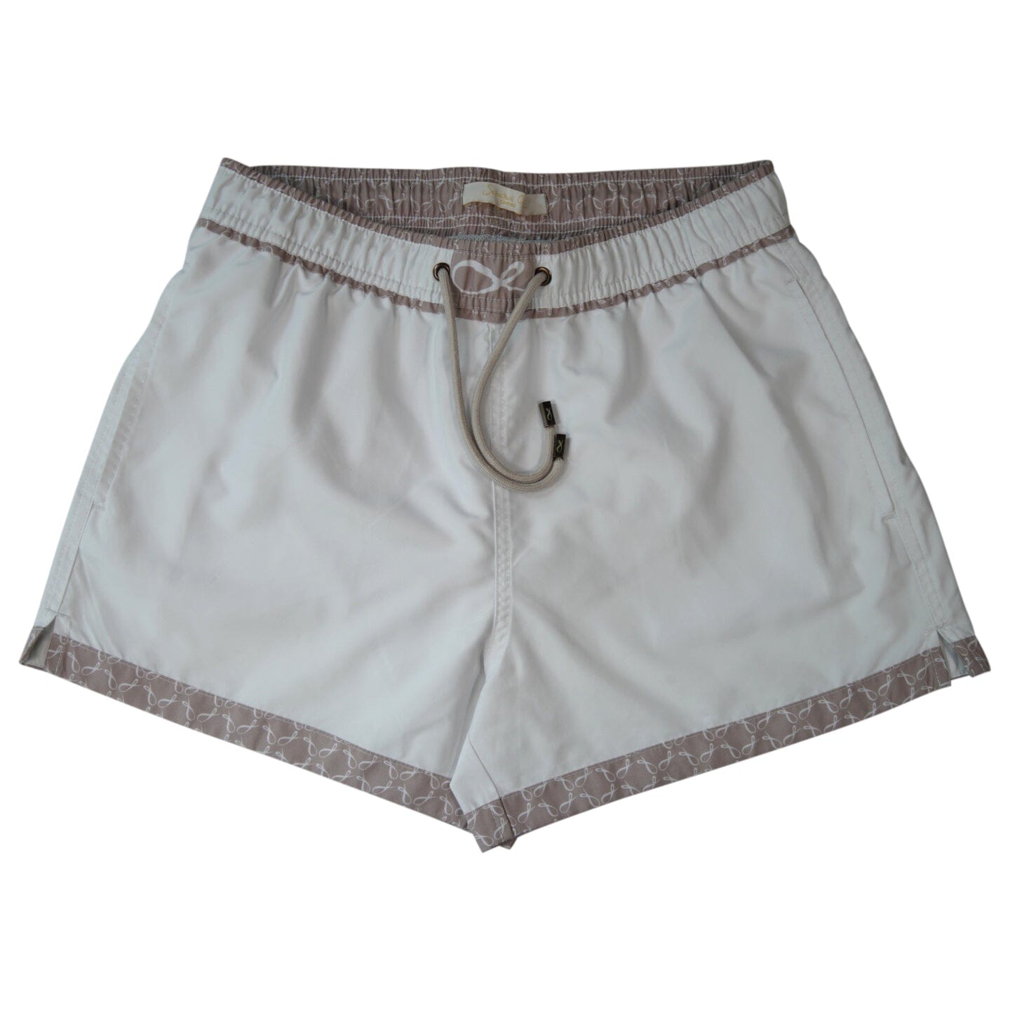 Bianco Signature Logo Euro Swim Trunks-3
