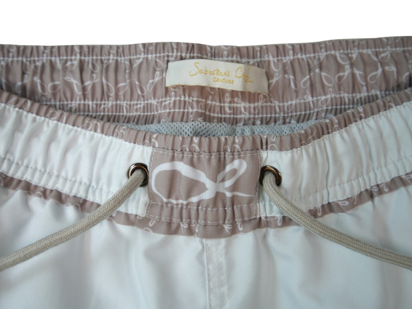 Bianco Signature Logo Euro Swim Trunks-4