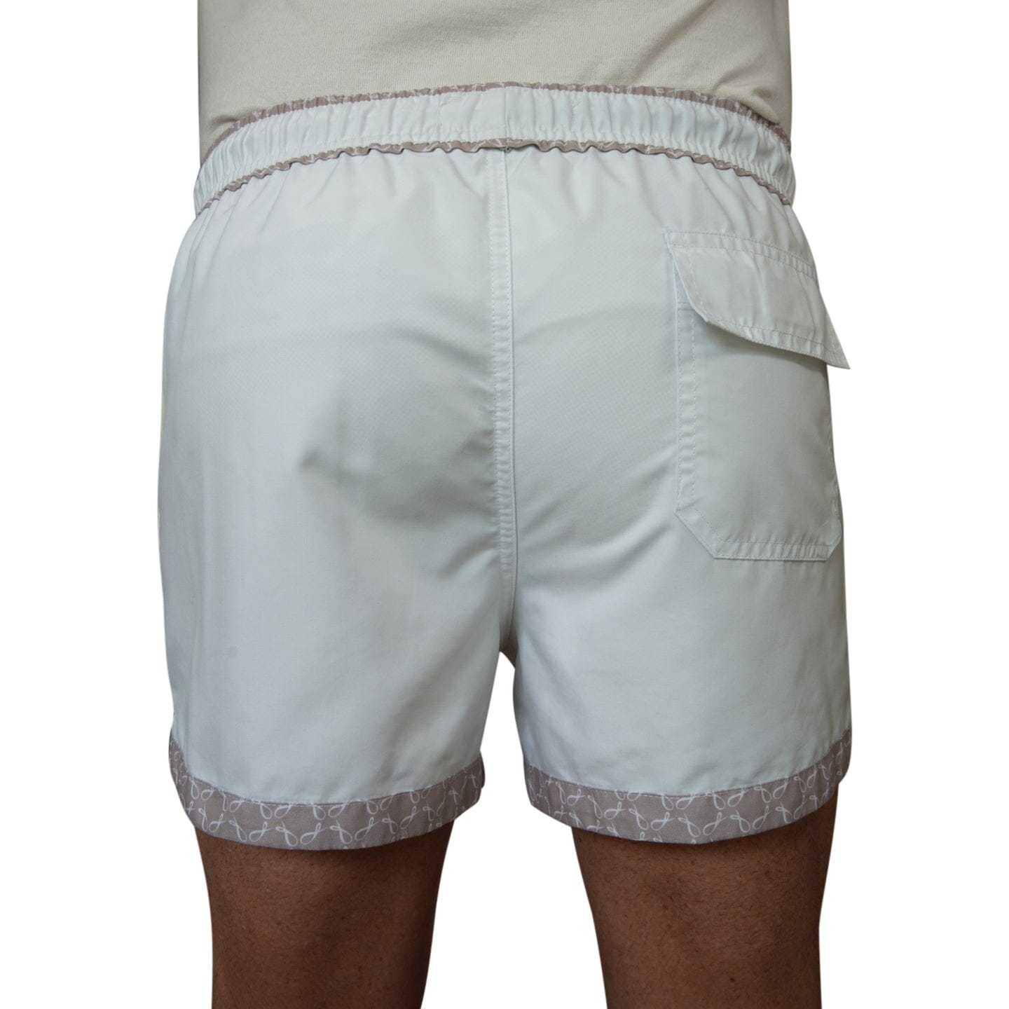 Bianco Signature Logo Euro Swim Trunks-9
