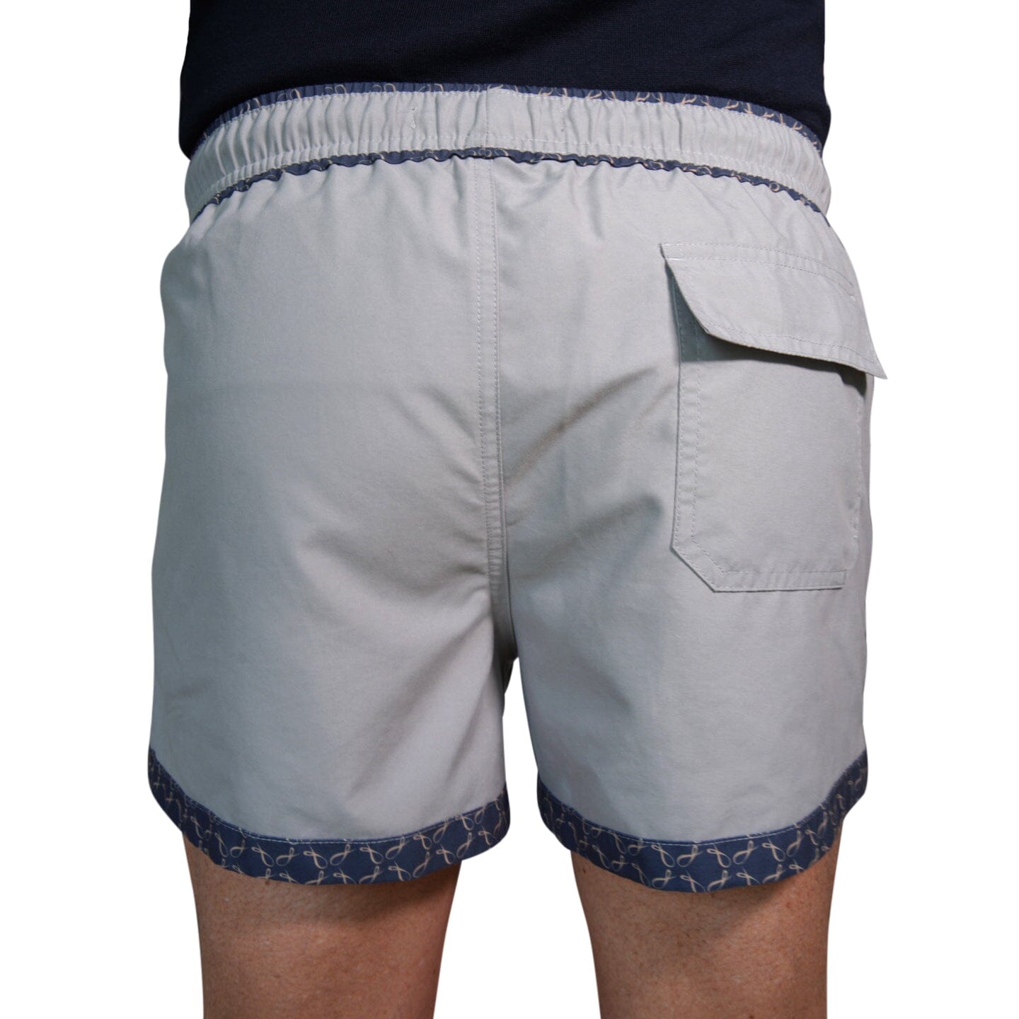 Grigio Signature Logo Euro Swim Trunks-10